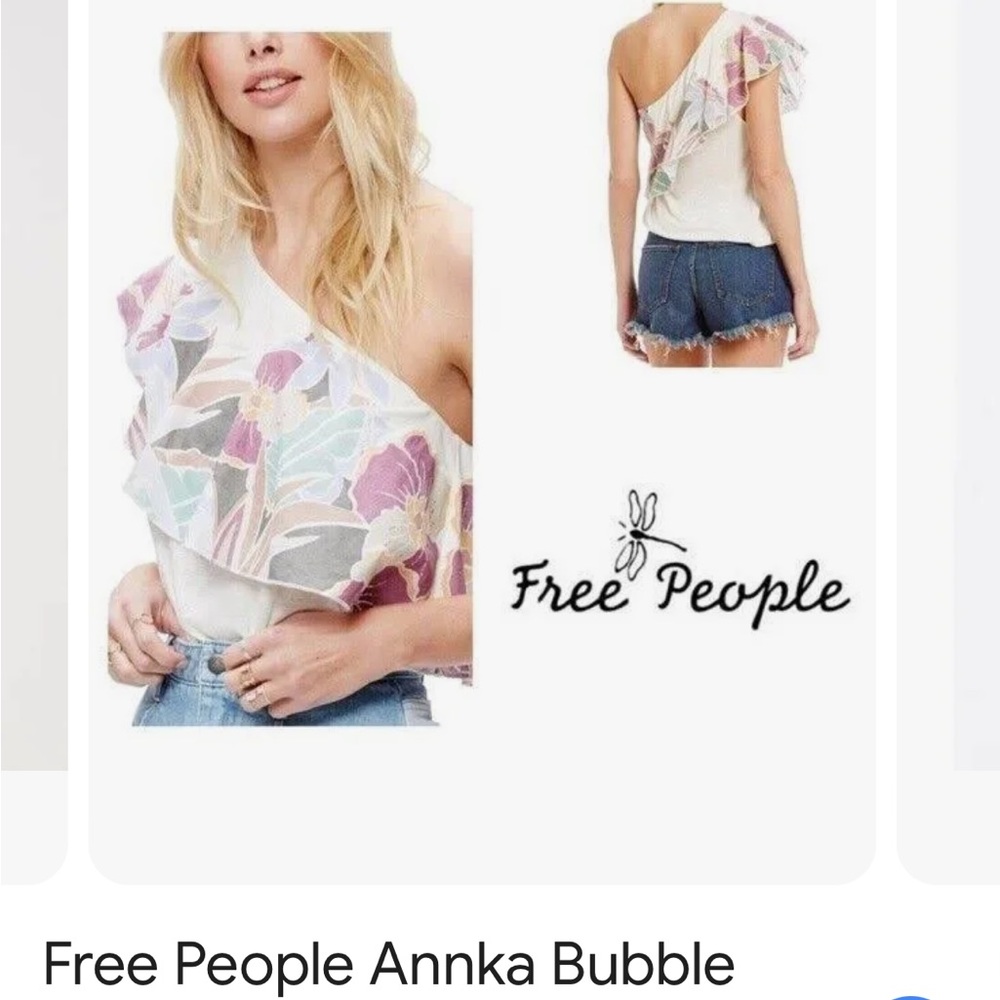 Free people annaka bubble blouse EUC size medium